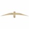Ekena Millwork Bellingham Rough Sawn Timber Gable Bracket, Douglas Fir, 60"W x 10"H x 4"D x 4"F, 4/12 Pitch GBW060X10X0404BEL00RDF - alternate 1